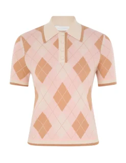 Acacia Argyle Knit Polo
