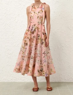 Acacia Broderie Midi Dress