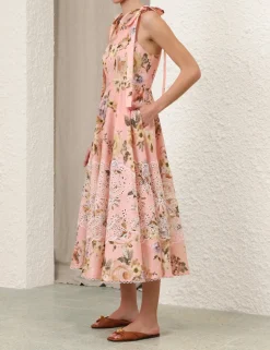 Acacia Broderie Midi Dress