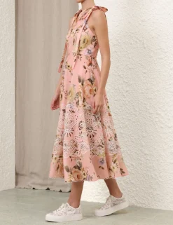 Acacia Broderie Midi Dress