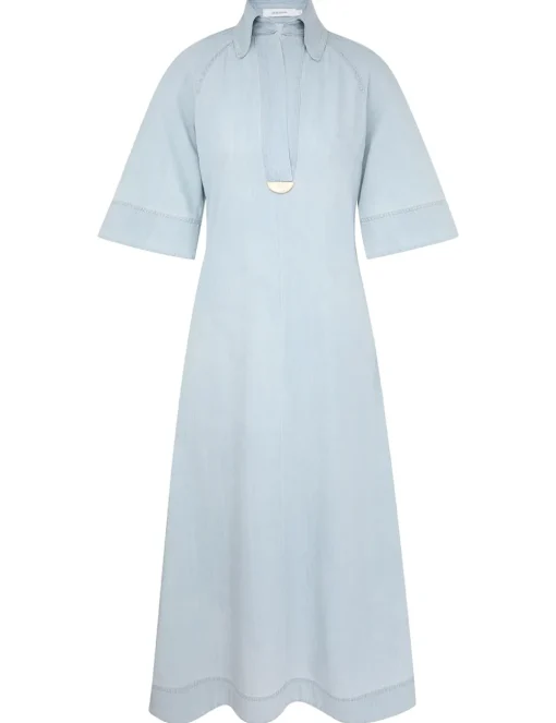 Acacia Denim Midi Dress