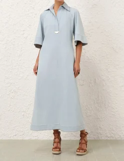 Acacia Denim Midi Dress