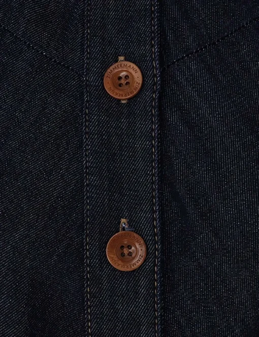 Acacia Denim Mini Shirt Dress