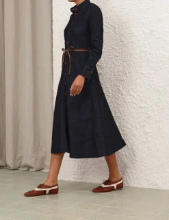 Acacia Denim Shirt Dress