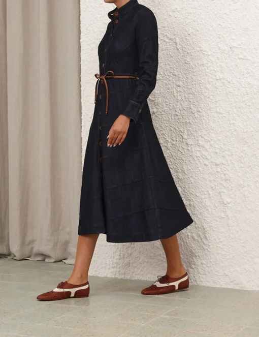 Acacia Denim Shirt Dress
