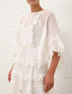 Acacia Embroidered Midi Dress