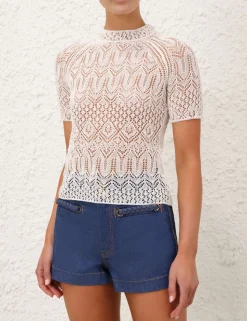 Acacia Lace Knit Tee