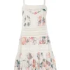 Acacia Lace Trim Mini Dress