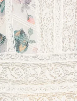 Acacia Lace Trim Mini Dress