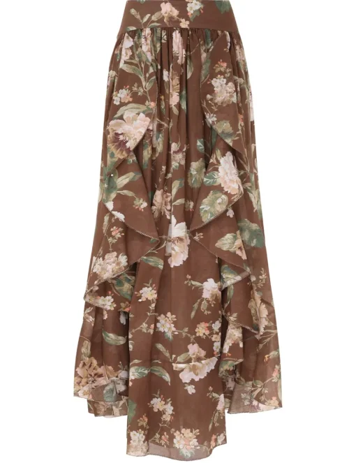 Acacia Ruffle Maxi Skirt