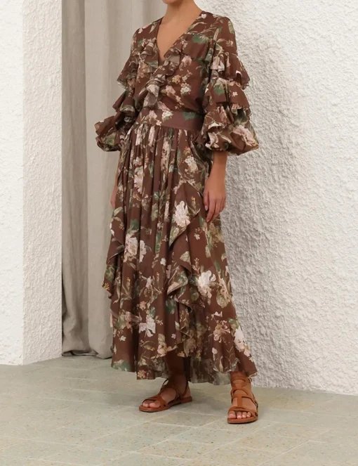 Acacia Ruffle Maxi Skirt