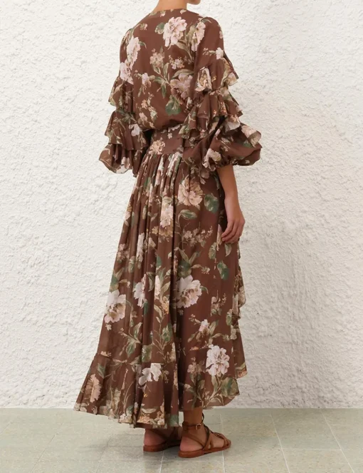 Acacia Ruffle Maxi Skirt