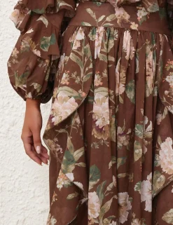 Acacia Ruffle Maxi Skirt