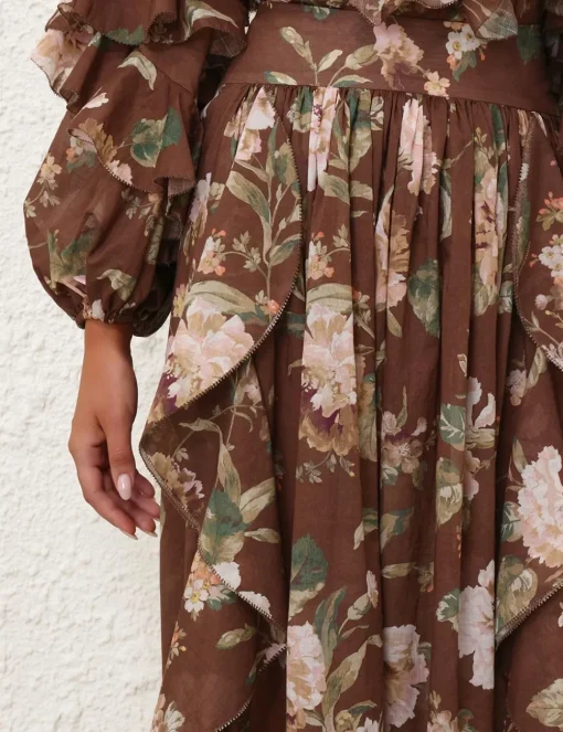 Acacia Ruffle Maxi Skirt