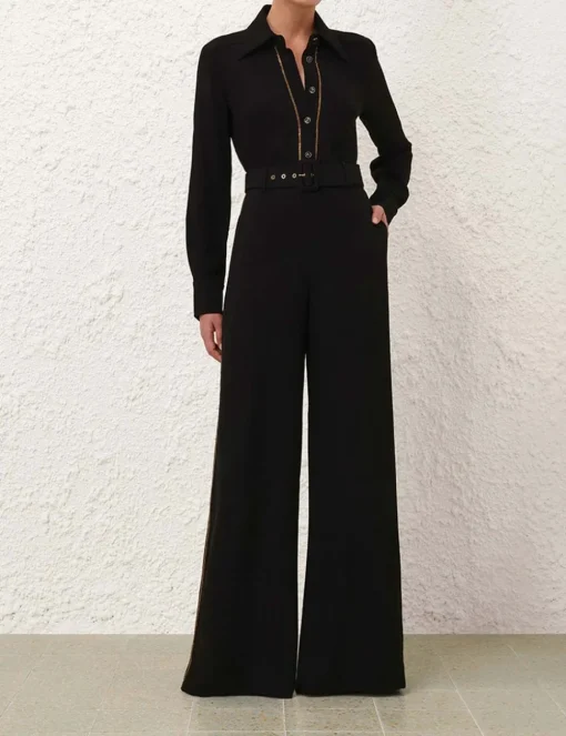 Belted Chain Pant