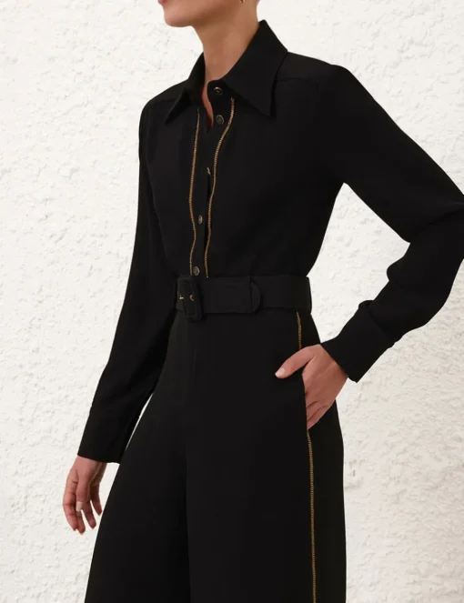 Belted Chain Pant
