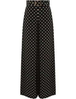 Belted Wide Leg Pant