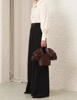 Belted Wide Leg Pant