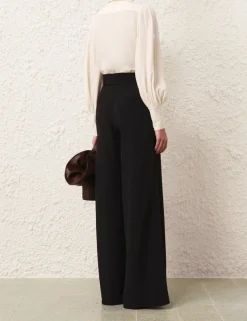 Belted Wide Leg Pant