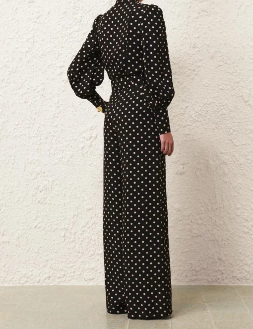 Belted Wide Leg Pant