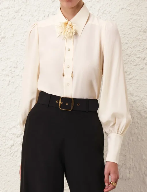 Belted Wide Leg Pant