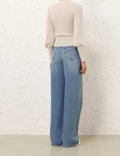 Blouson Cashmere Sweater