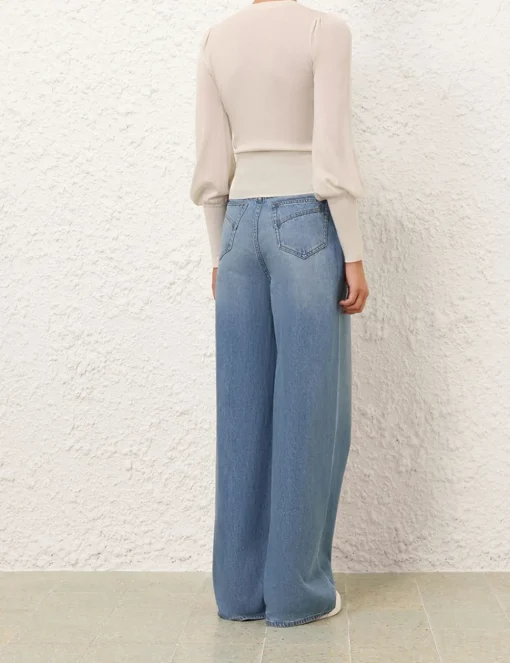 Blouson Cashmere Sweater