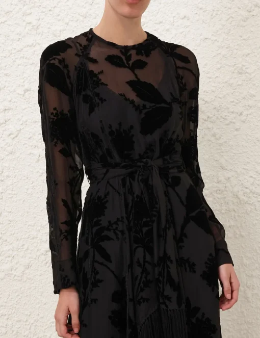 Burnout Sheath Dress