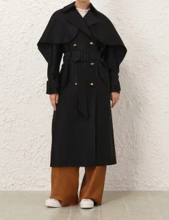 Cape Trench Coat