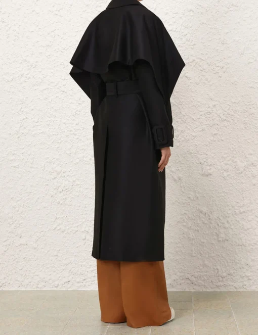 Cape Trench Coat