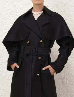Cape Trench Coat