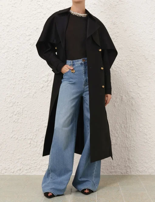 Cape Trench Coat