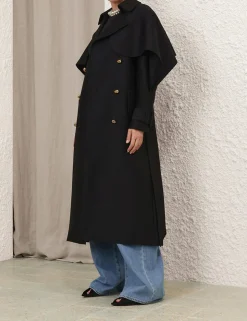 Cape Trench Coat