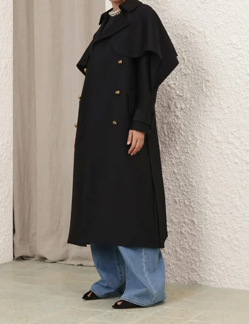 Cape Trench Coat