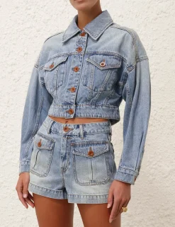 Cropped Denim Jacket