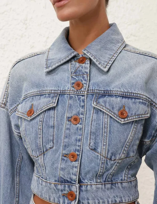 Cropped Denim Jacket