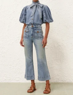 Cropped Flare Jean