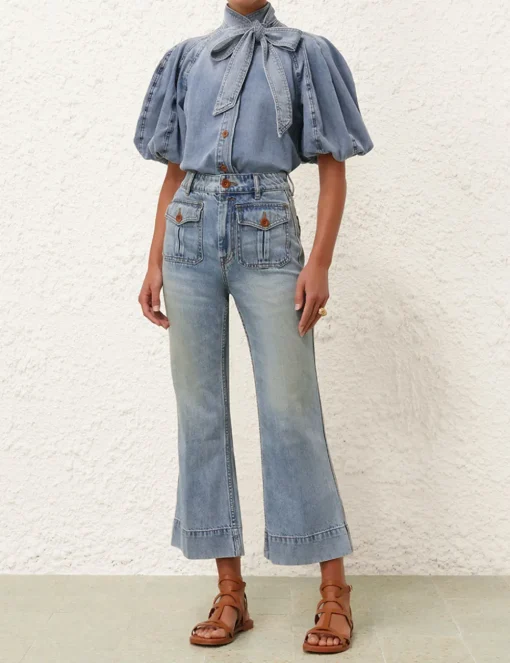Cropped Flare Jean