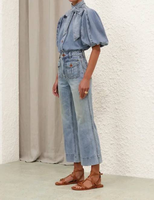 Cropped Flare Jean