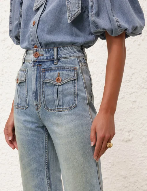 Cropped Flare Jean