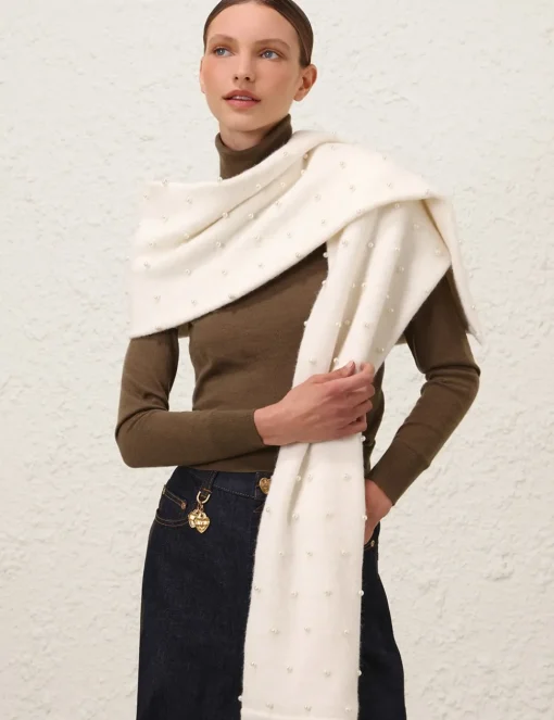 Crush Beaded Scarf