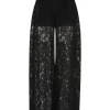 Crush Belted Lace Pant