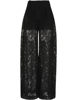 Crush Belted Lace Pant