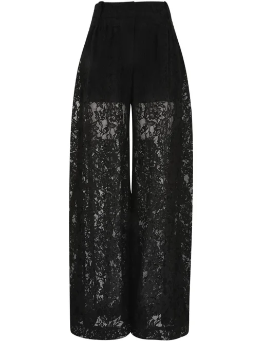 Crush Belted Lace Pant
