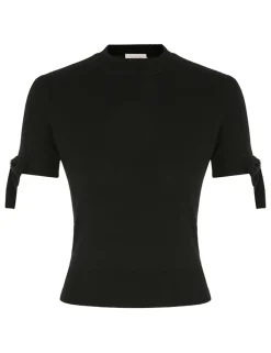 Crush Bow Embellished Top