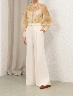 Crush Buttoned Blouse