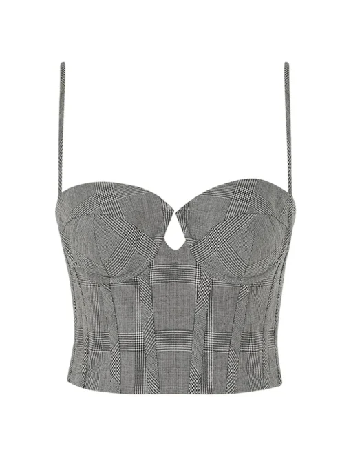 Crush Check Bustier