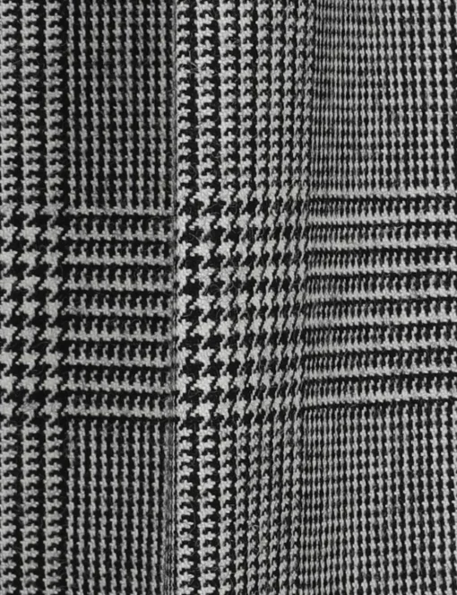 Crush Check Wide Leg Pant