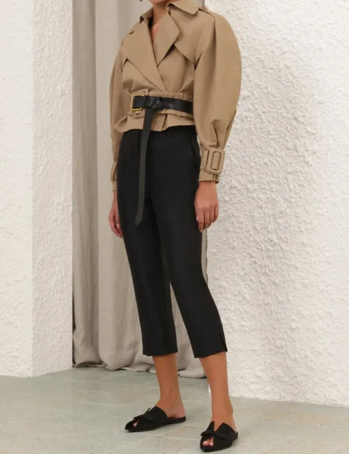 Crush Cropped Slim Pant