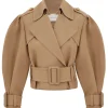 Crush Cropped Trench Coat